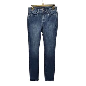 NYDJ Alina Leggings Cool Embrace Lift Tuck Technology Blue Denim Jeans Sz 4